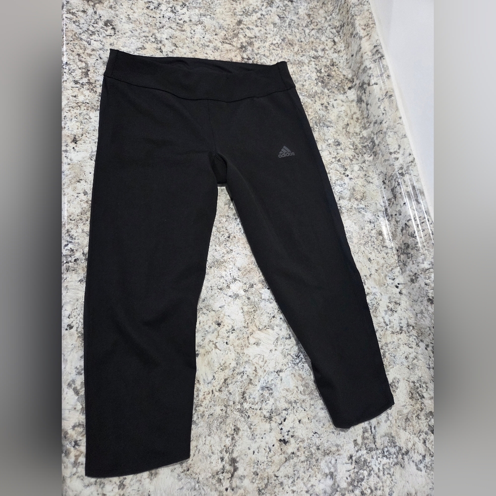 Adidas Climacool Energy Running Leggings Black 7/8 Length Size M Reflective - Picture 6 of 10
